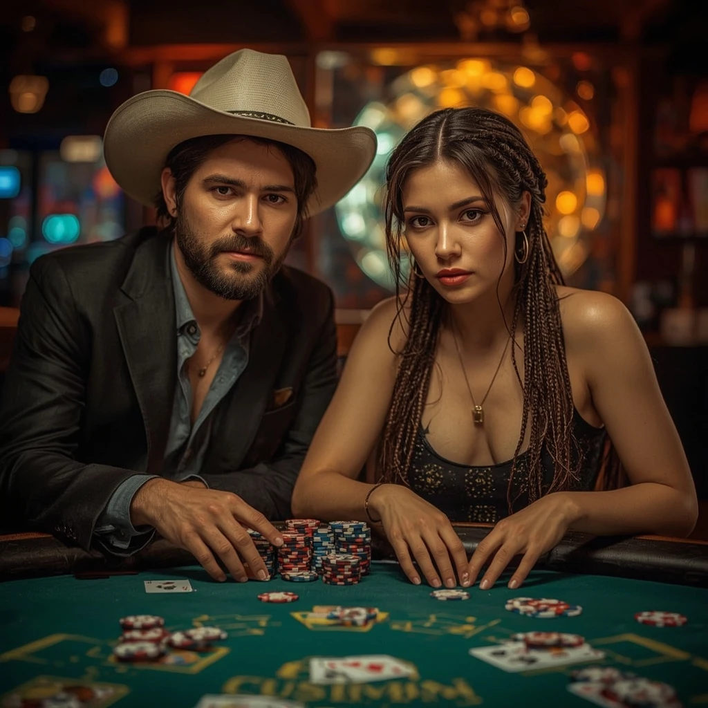 foto de dos jugadores de póker de Gambeta10 Casino
